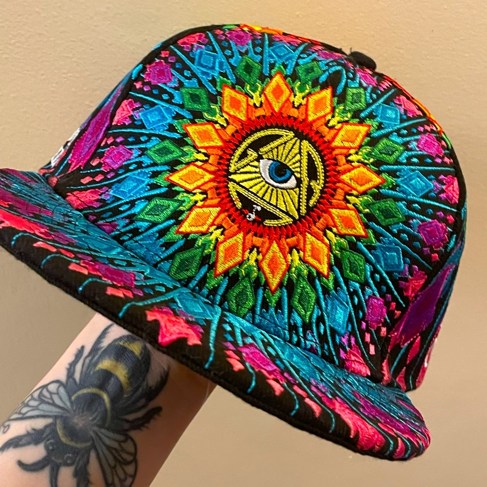 Grassroots California Rainbow Third Eye Hat